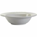 Tuxton China Sonoma 5.25 in. Embossed Fruit Dish - Porcelain White - 3 Dozen YPD-052